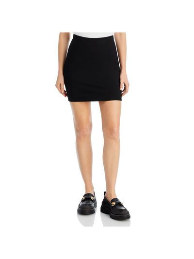 ROSETTA GETTY Womens Black Mini Pencil Skirt L