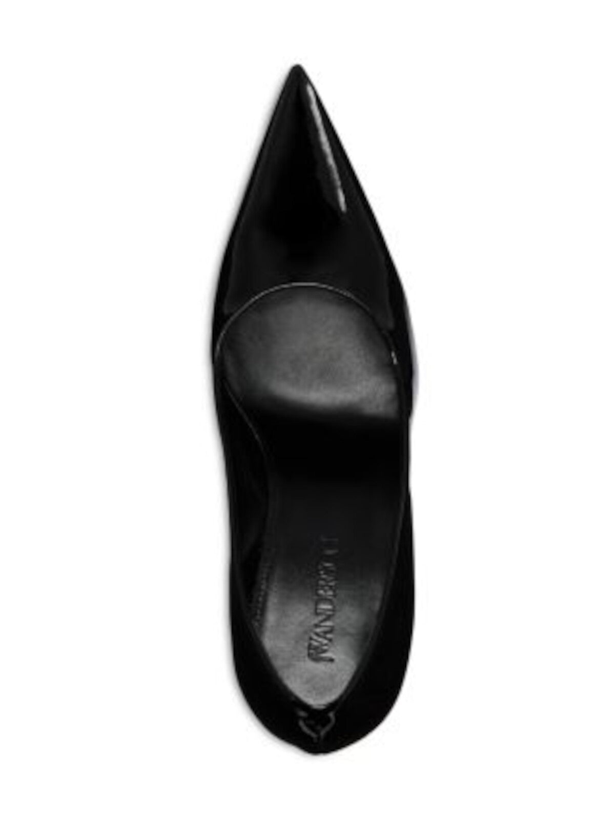 JW ANDERSON Womens Black Padded Pointed Toe Sculpted Heel Slip On Leather Pumps Shoes 35