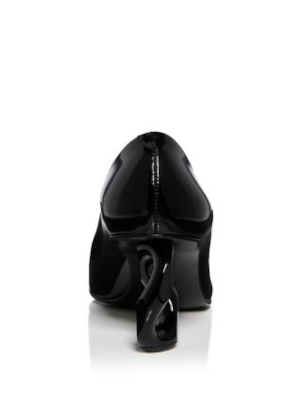 JW ANDERSON Womens Black Padded Pointed Toe Sculpted Heel Slip On Leather Pumps Shoes 37