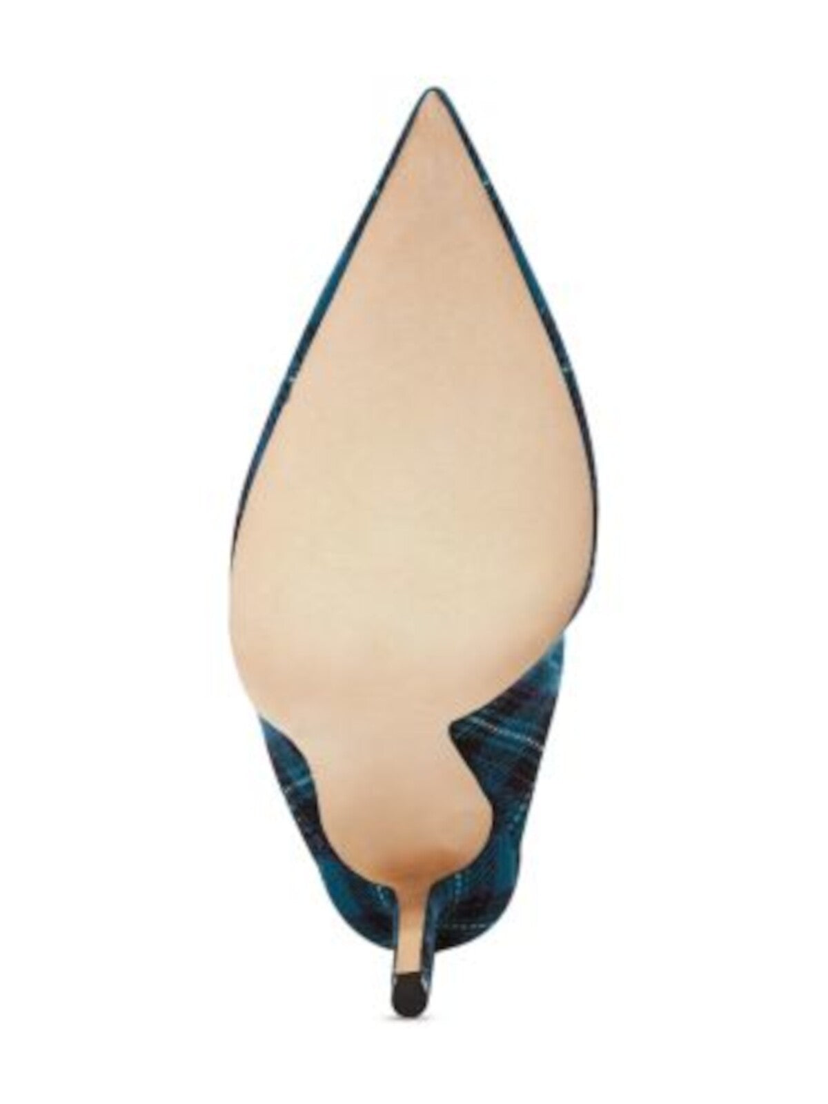 JIMMY CHOO Womens Teal Plaid Embellished Padded Bing 100 Pointed Toe Stiletto Slip On Heeled Mules Shoes 36