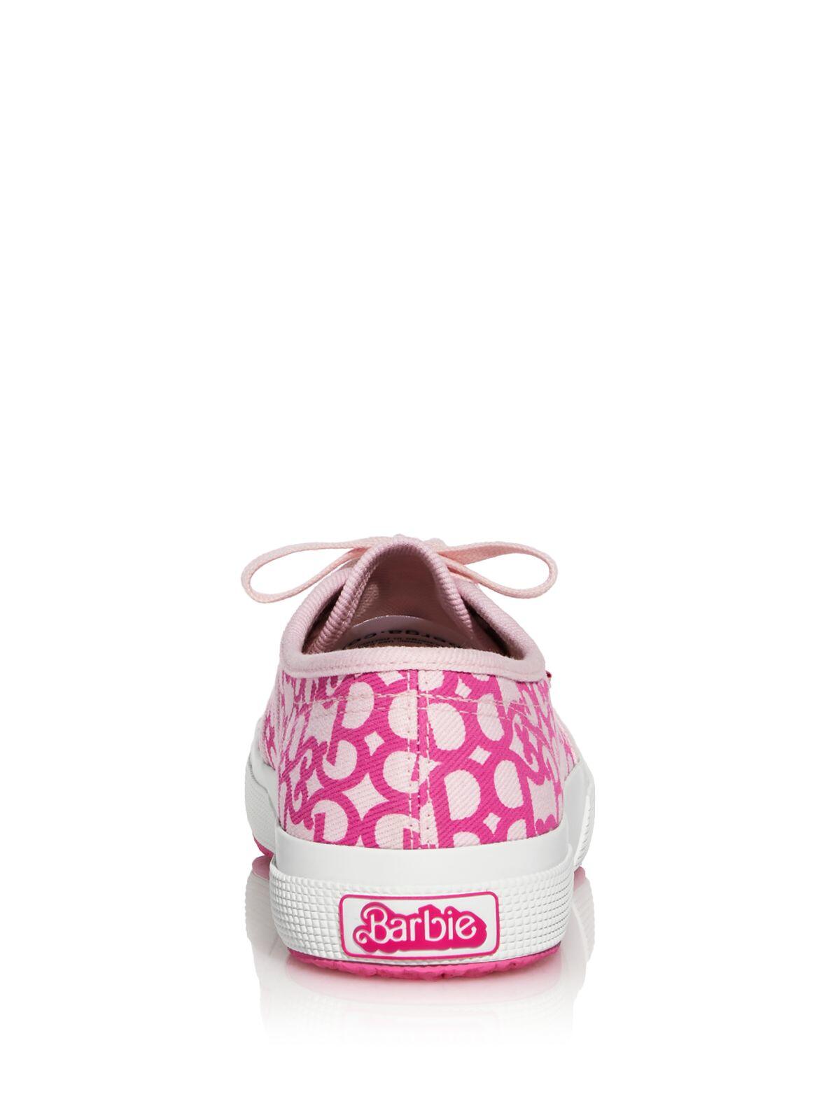 SUPERGA Womens Pink Printed Round Toe Platform Lace-Up Sneakers Shoes 37