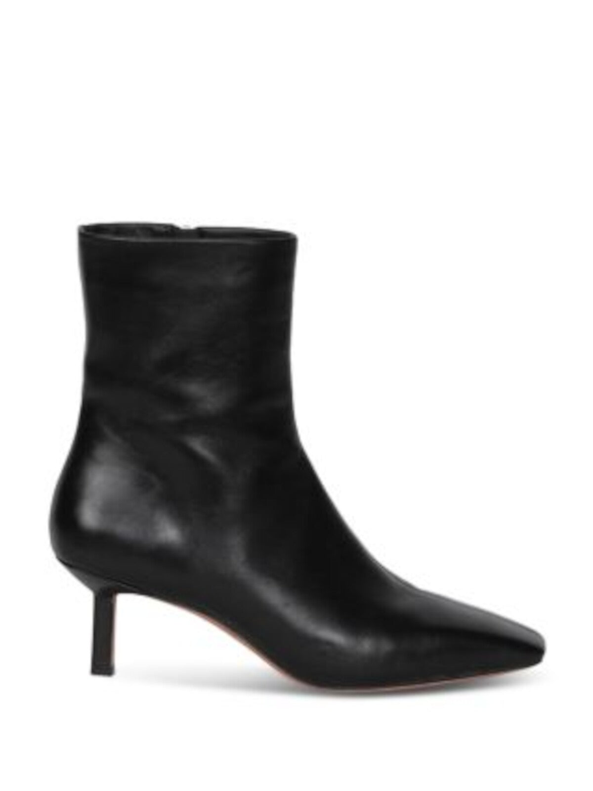 3.1 PHILLIP LIM Womens Black Padded Square Toe Kitten Heel Zip-Up Leather Dress Booties 41