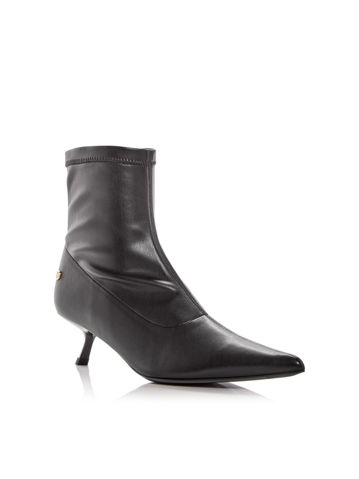 ANINE BING Womens Black Stretch Cushioned Hilda Pointed Toe Kitten Heel Dress Booties 36