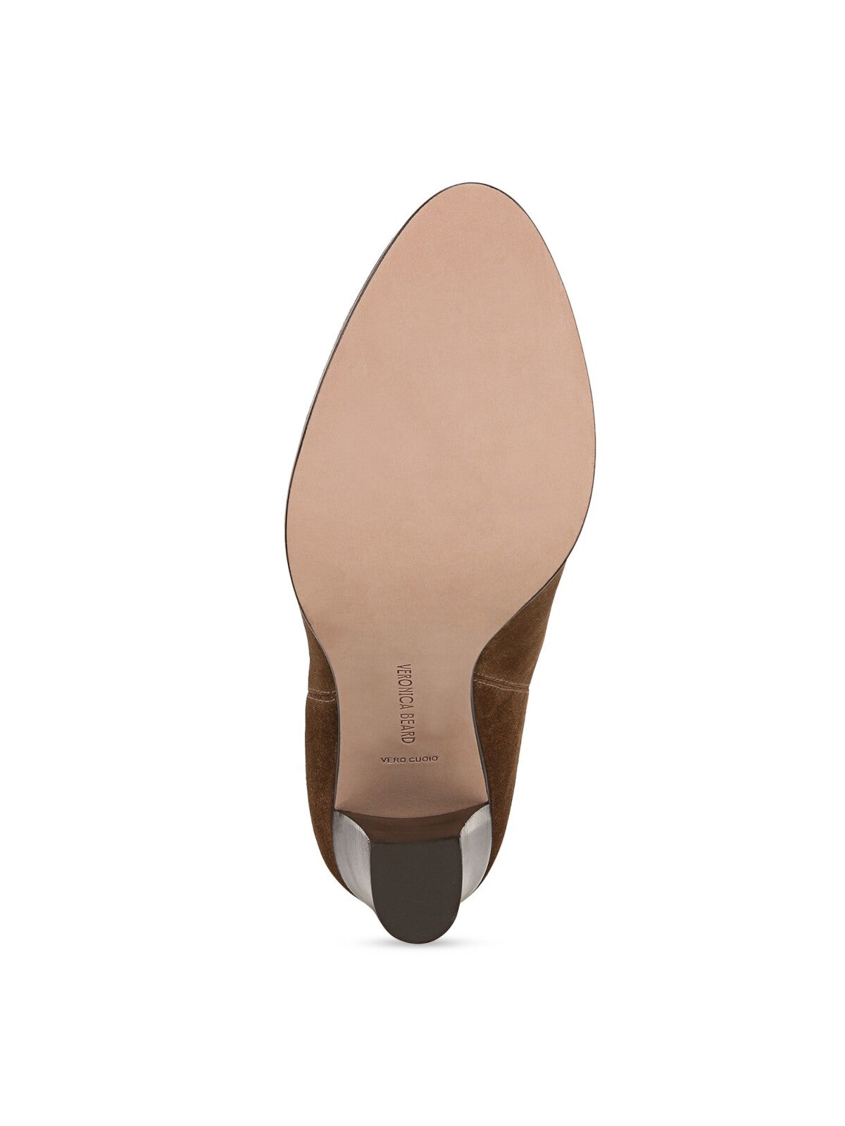 VERONICA BEARD Womens Brown Pull-Tabs Padded Vesper Almond Toe Block Heel Leather Heeled Boots M