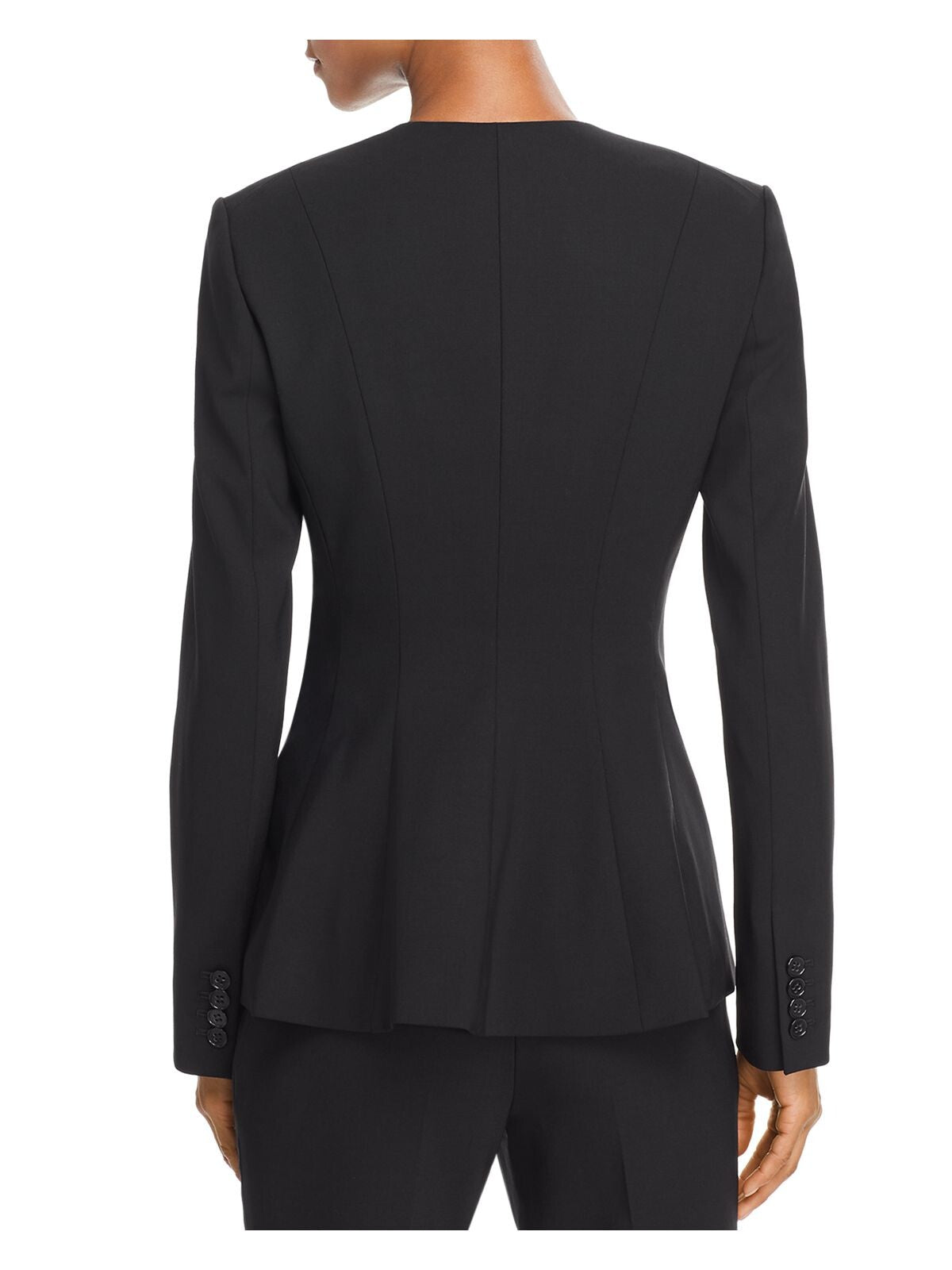 THEORY Womens Black Bolero Evening Jacket Size: 0