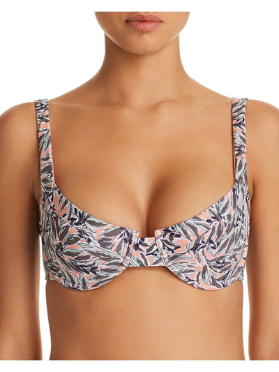 TAVIK + Women's Pink Floral Underwire Bikini Top M