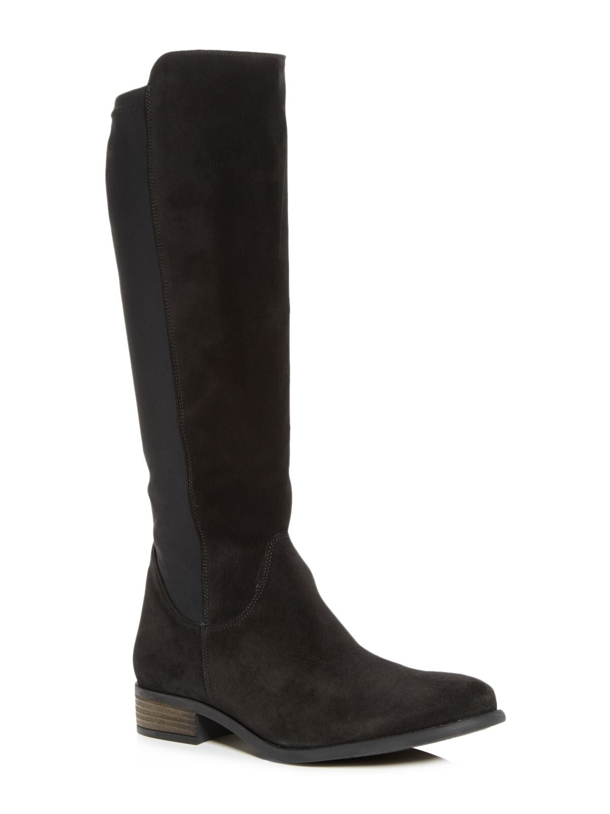 PAUL GREEN Womens Black Asymmetrical Water Resistant Stretch Nola Round Toe Block Heel Zip-Up Leather Heeled Boots 3.5