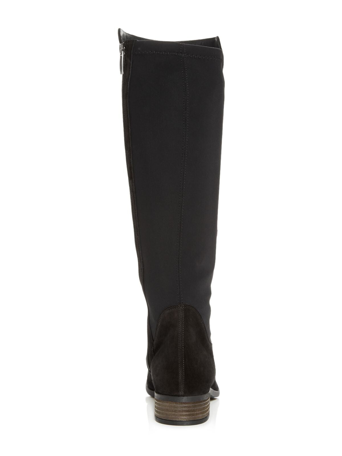 PAUL GREEN Womens Black Asymmetrical Water Resistant Stretch Nola Round Toe Block Heel Zip-Up Leather Heeled Boots 3.5