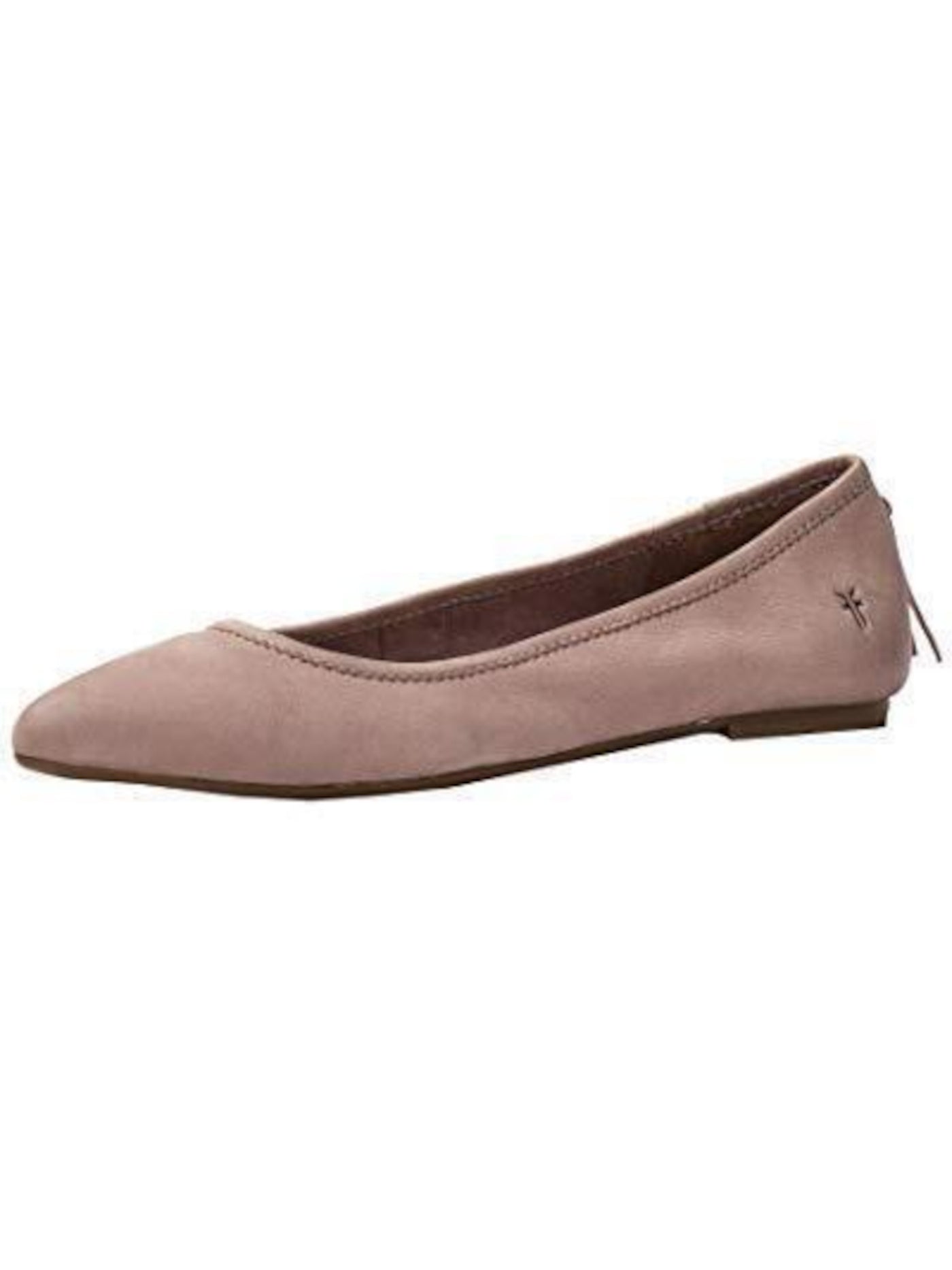 FRYE Womens Pink Padded Regina Pointed Toe Slip On Leather Dress Ballet Flats 5.5 M