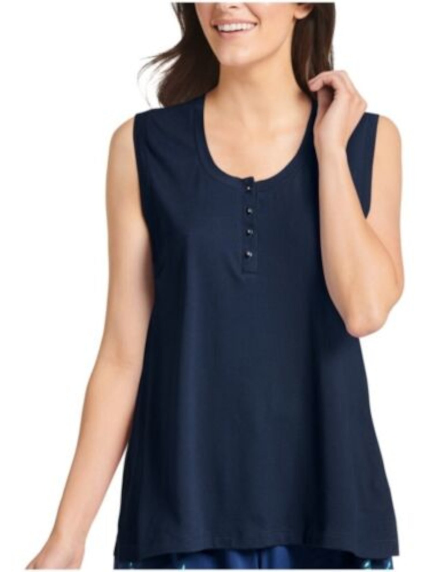 JOCKEY Intimates Navy Sleep Shirt Pajama Top S