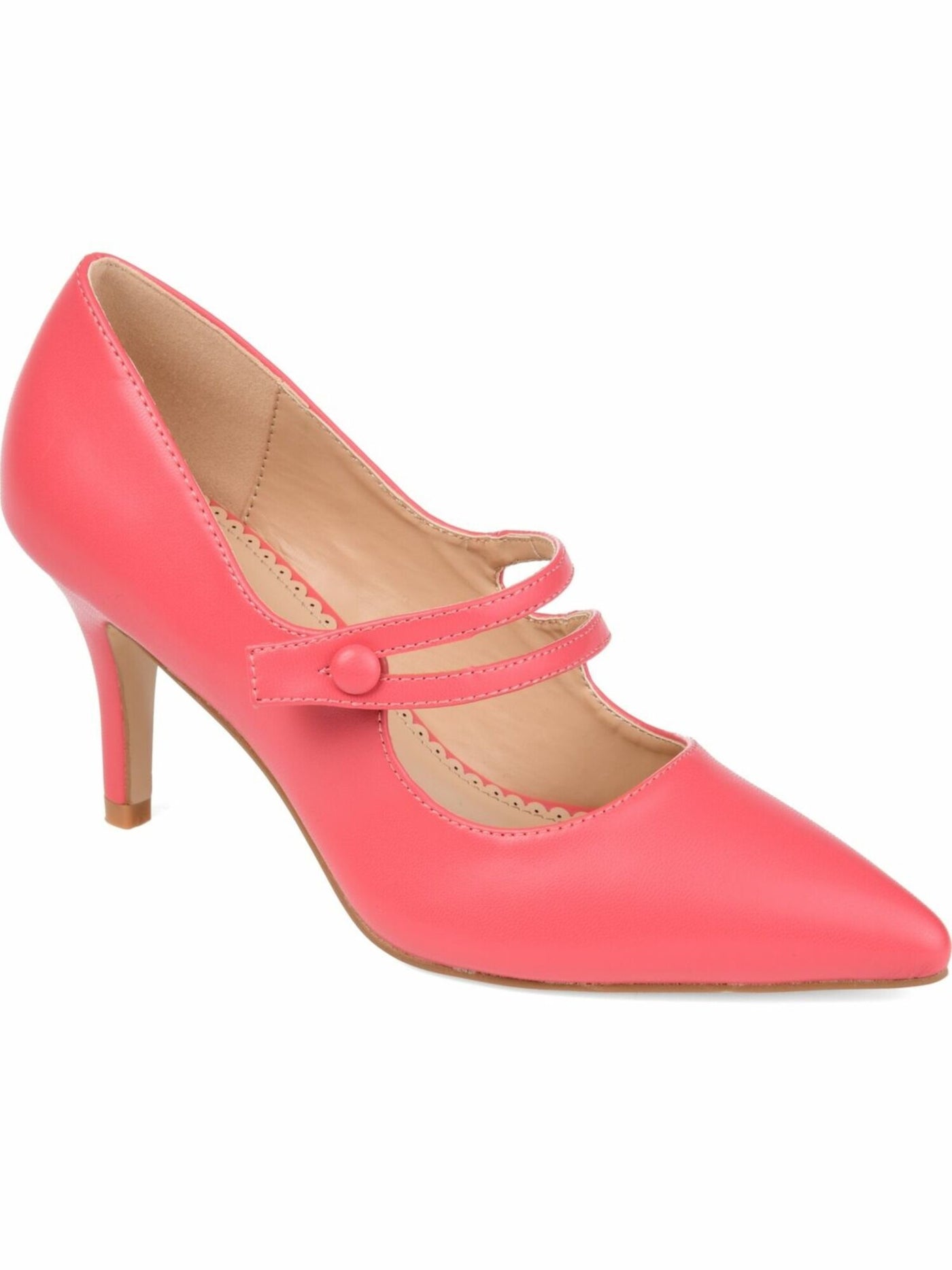 JOURNEE COLLECTION Womens Coral Padded Sidney Pointed Toe Stiletto Dress Pumps 7.5 M