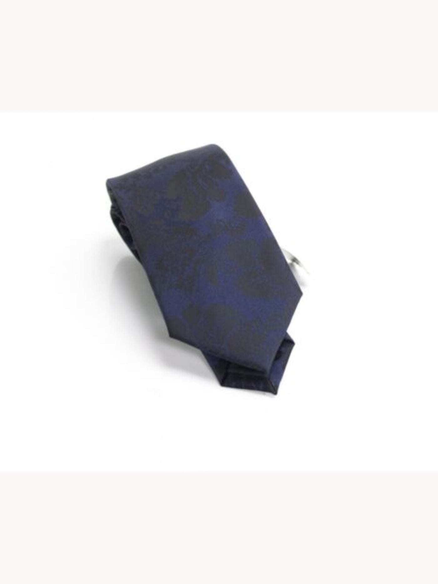 INC Mens Navy Floral Slim Neck Tie