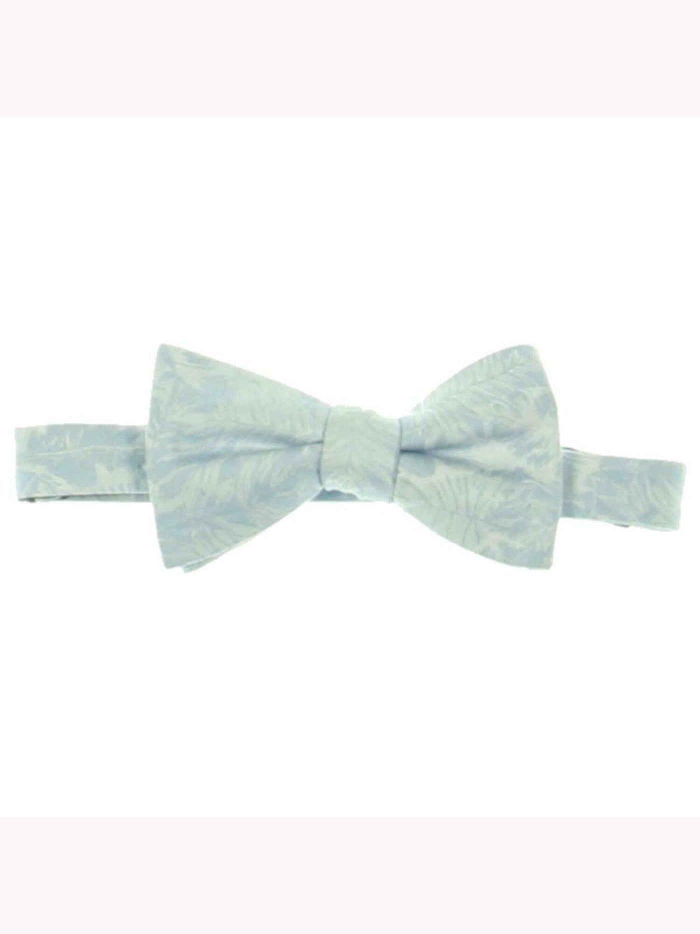 RYAN SEACREST Mens Light Blue Patterned Bow Tie