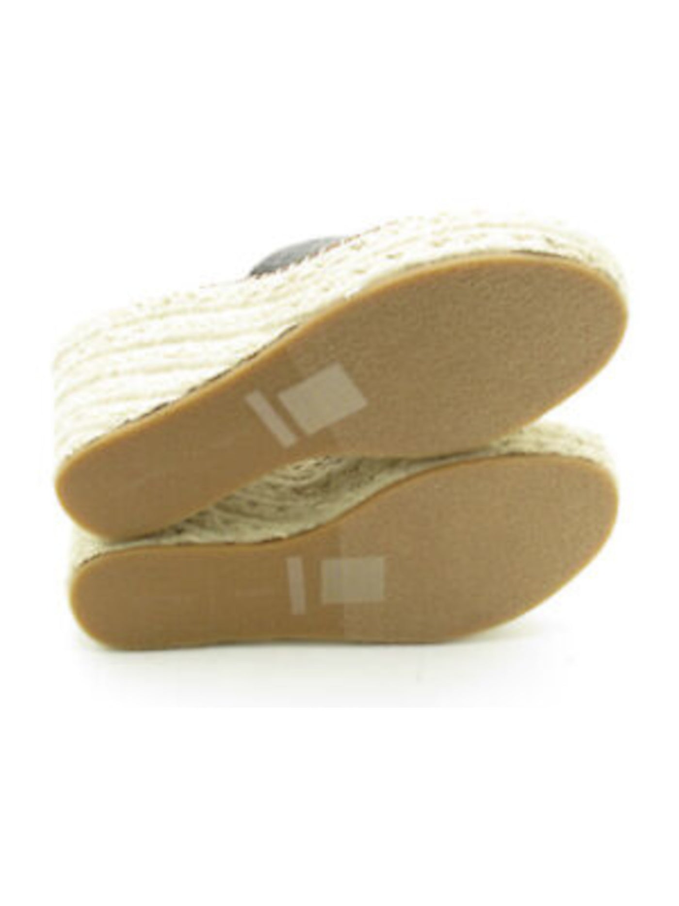 DOLCE VITA Womens Beige 1-1/2" Platform Frayed Pim Round Toe Wedge Slip On Espadrille Shoes M