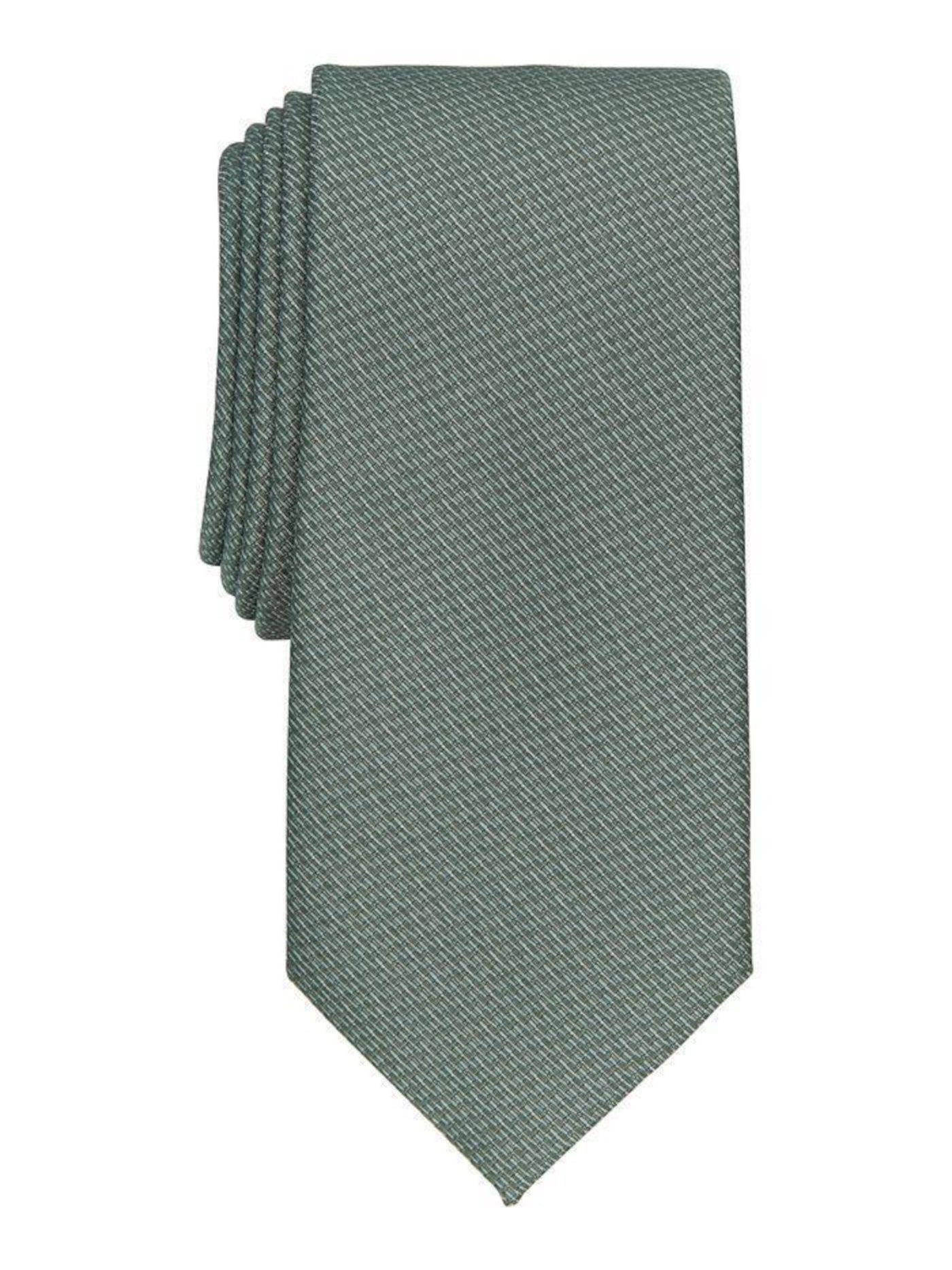 ALFANI Mens Hunter Abstract Print Textured Slim Neck Tie