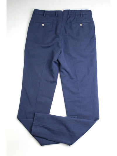 TORIN OPIFICIO Mens Blue Regular Fit Pants 54