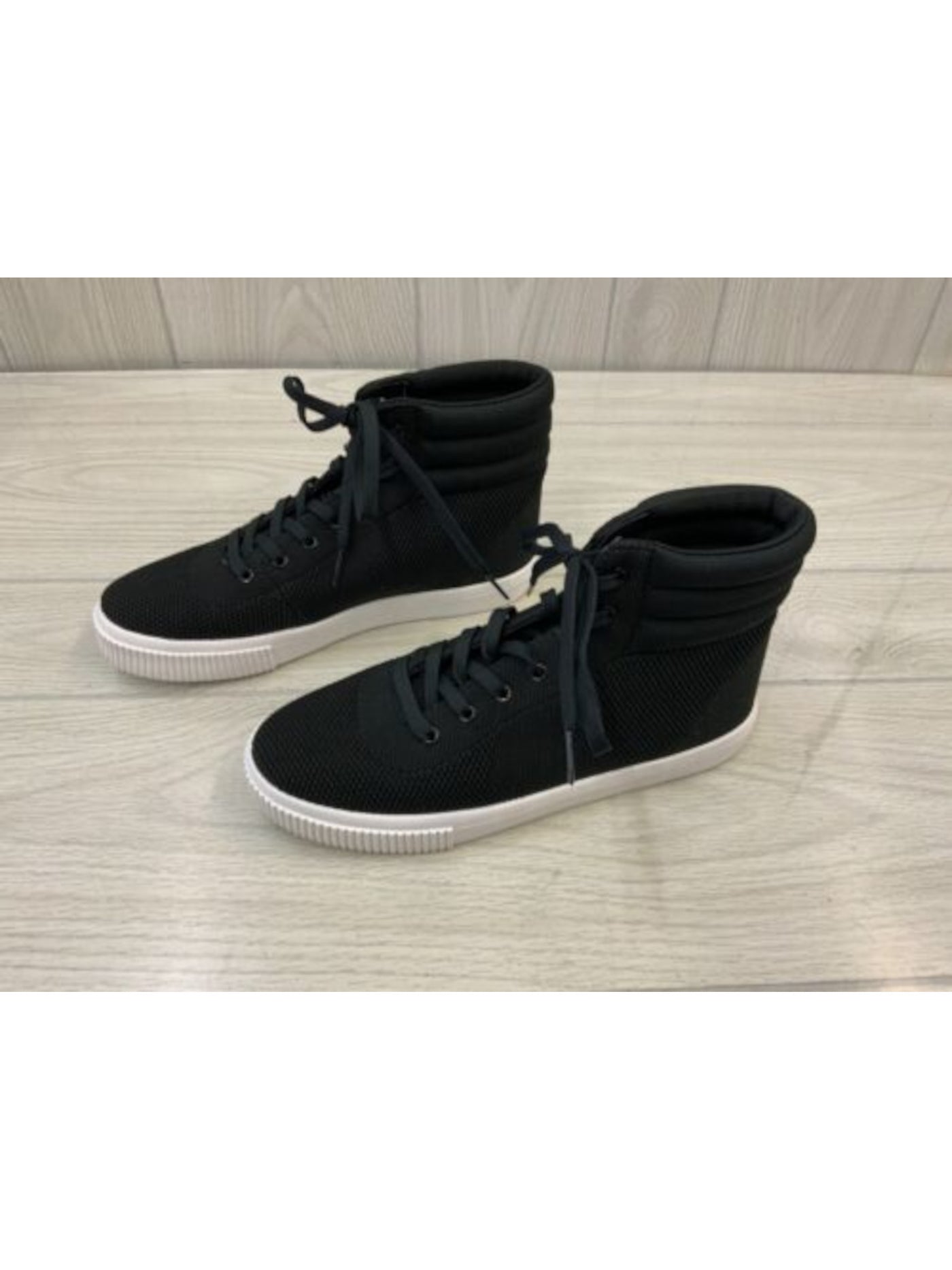 SPLENDID Womens Black Knit Comfort Leona Round Toe Platform Lace-Up Athletic Sneakers Shoes 8 M