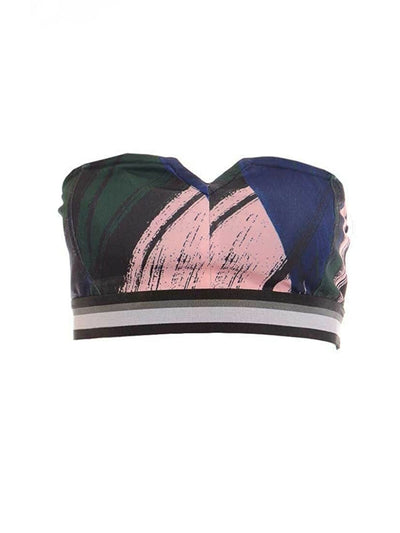 KIIND OF Intimates Green Bandeau Bralette Bra M