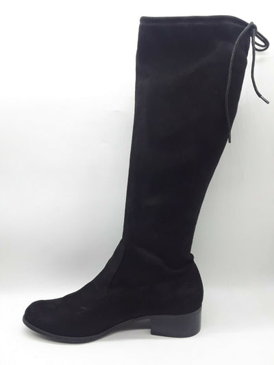 CHARLES Womens Black Round Toe Dress Boots Shoes 11