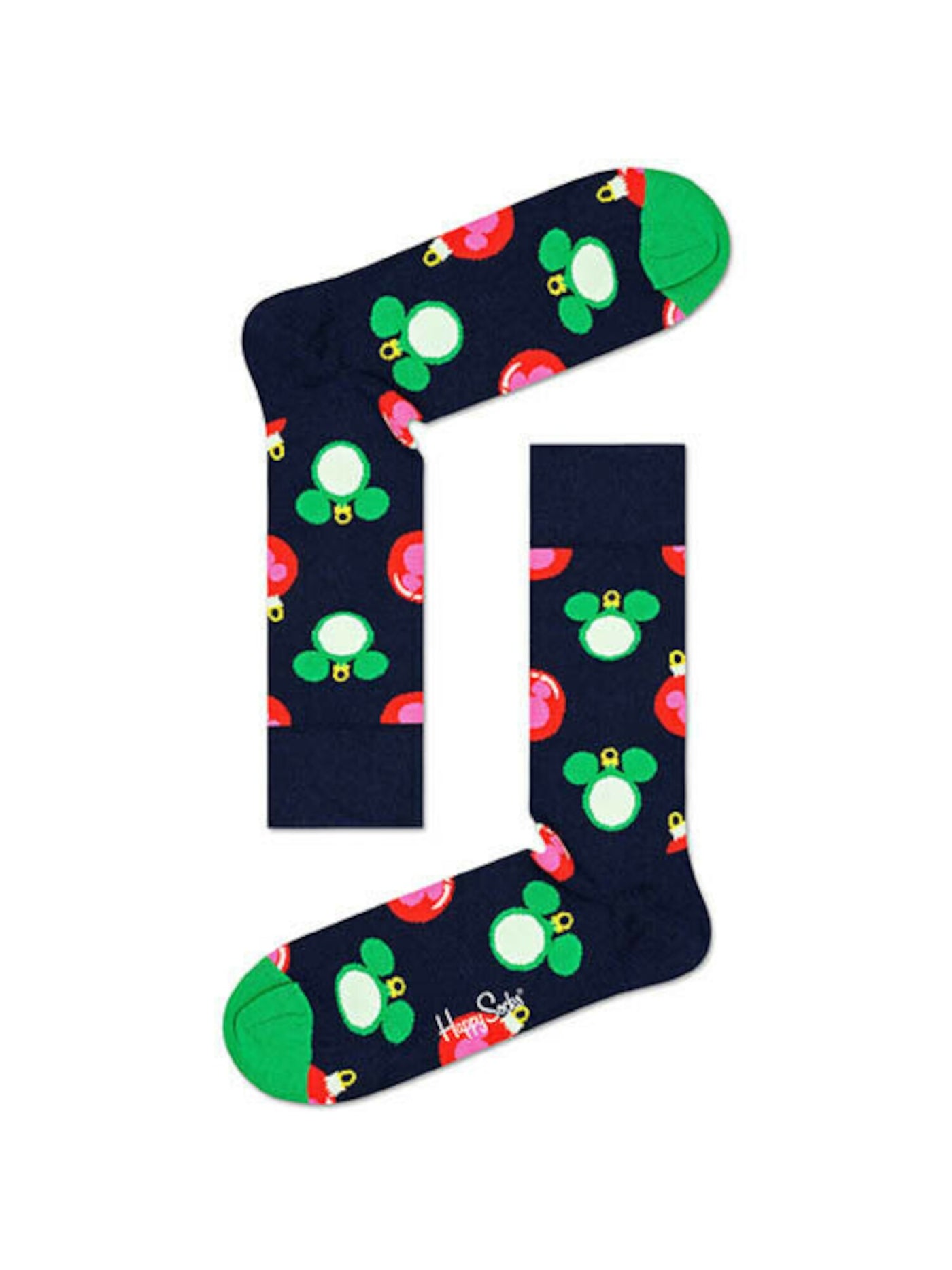 HAPPY SOCKS Mens Navy Graphic Novelty Crew Socks 10-13