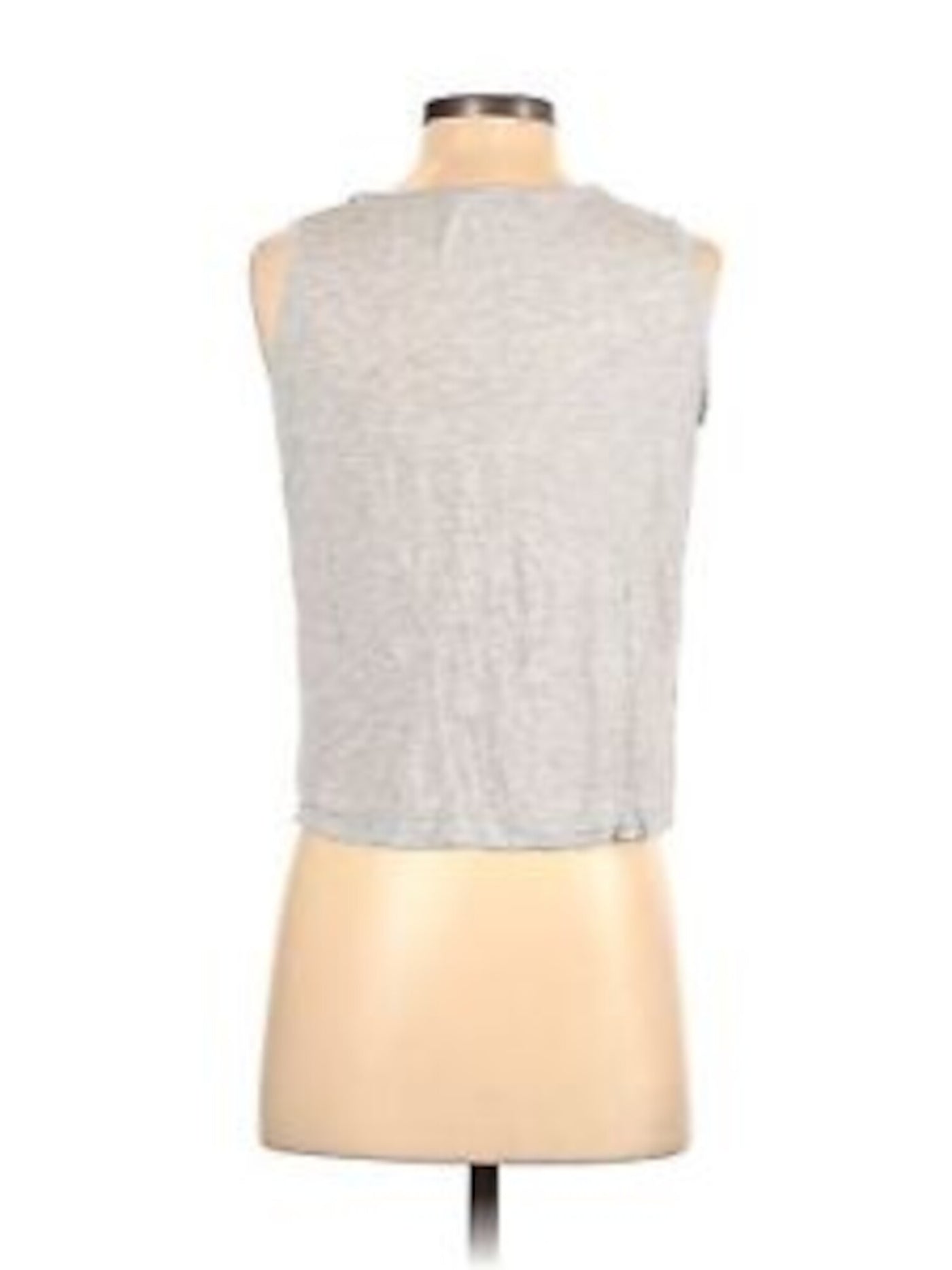 T ALEXANDER WANG Womens Gray Heather Sleeveless Scoop Neck T-Shirt M