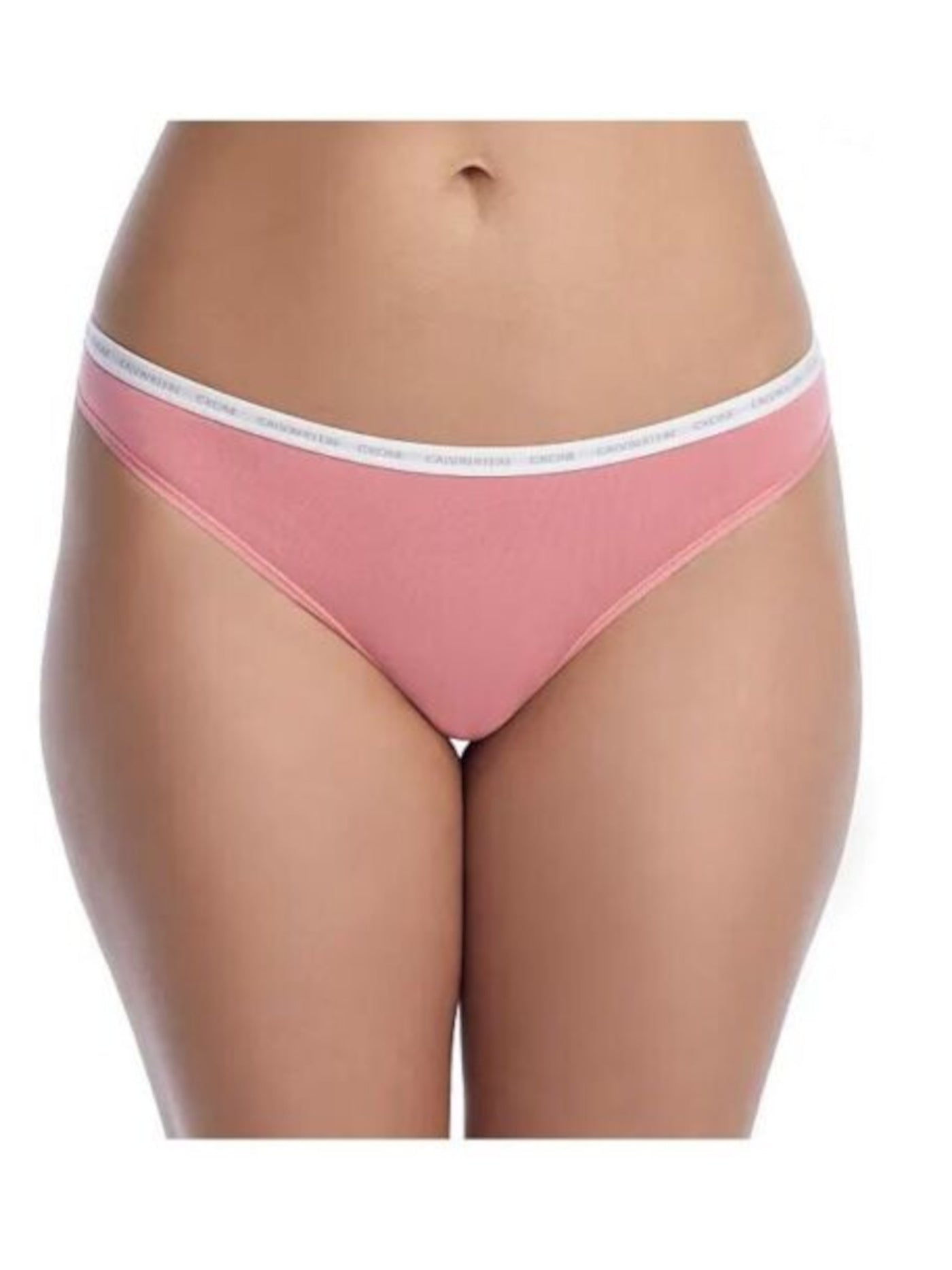 CALVIN KLEIN Intimates Coral Cotton Blend Extra Soft Thong Underwear L