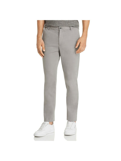 ATM Mens Gray Regular Fit Cotton Pants 30