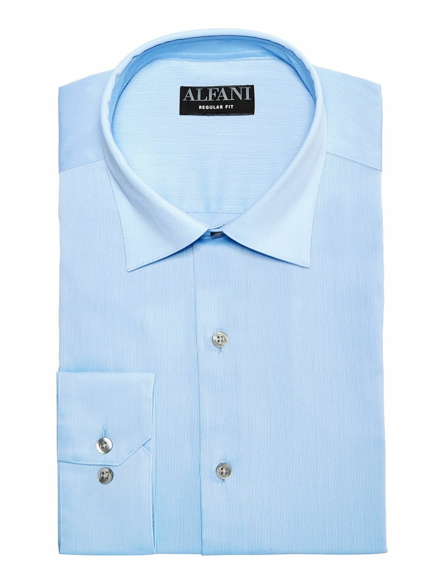 ALFANI Mens Blue Collared Dress Shirt XL