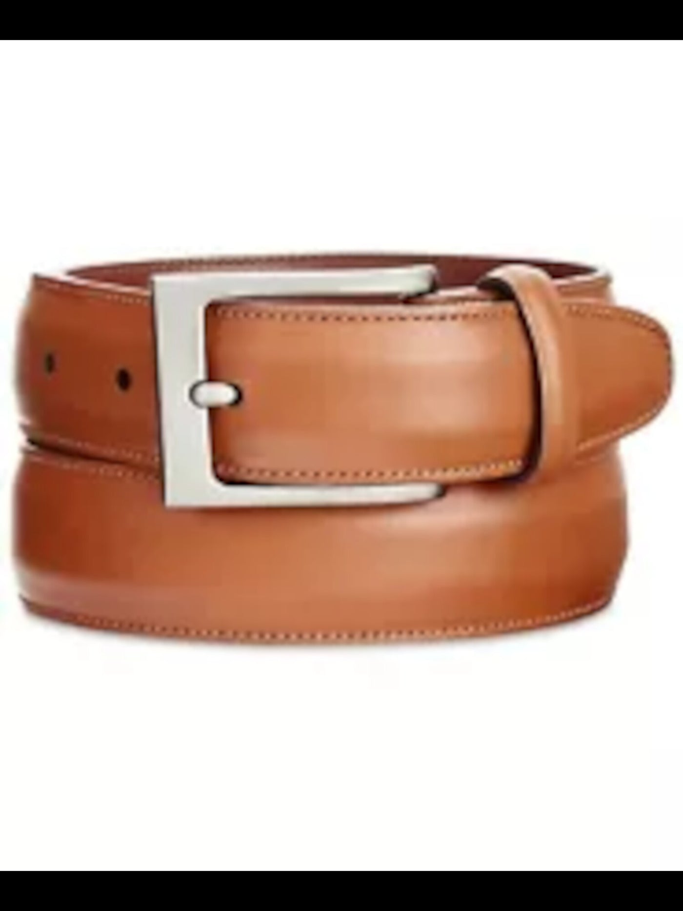 PERRY ELLIS Brown Leather Belt 42