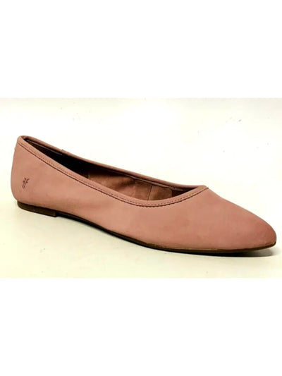 FRYE Womens Purple Padded Regina Pointed Toe Slip On Leather Dress Ballet Flats 7.5 M