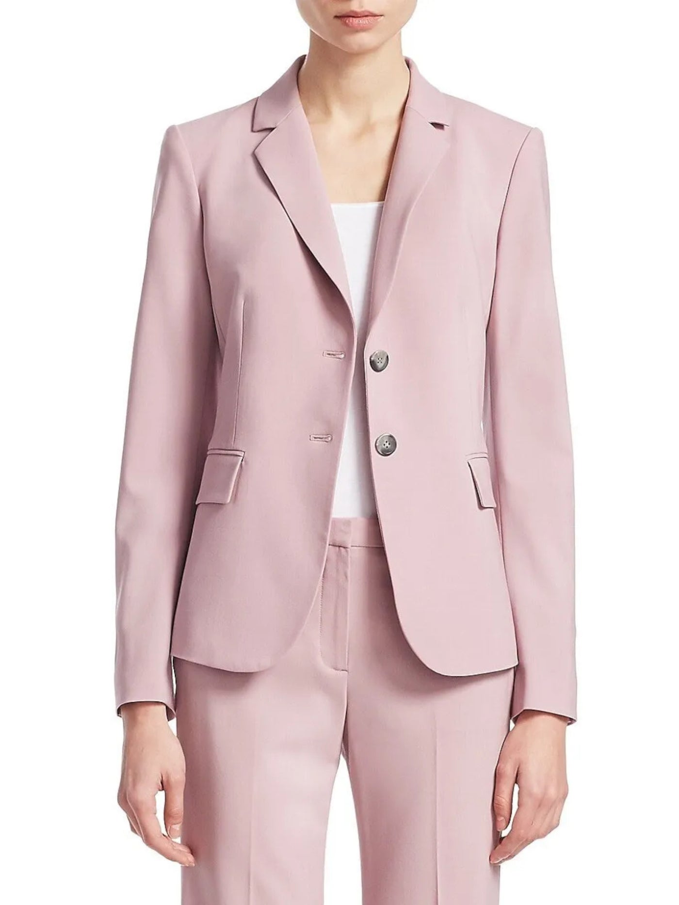 THEORY Womens Purple Pocketed Lined Padded Shoulders Back Vent Wear To Work Blazer Jacket 0