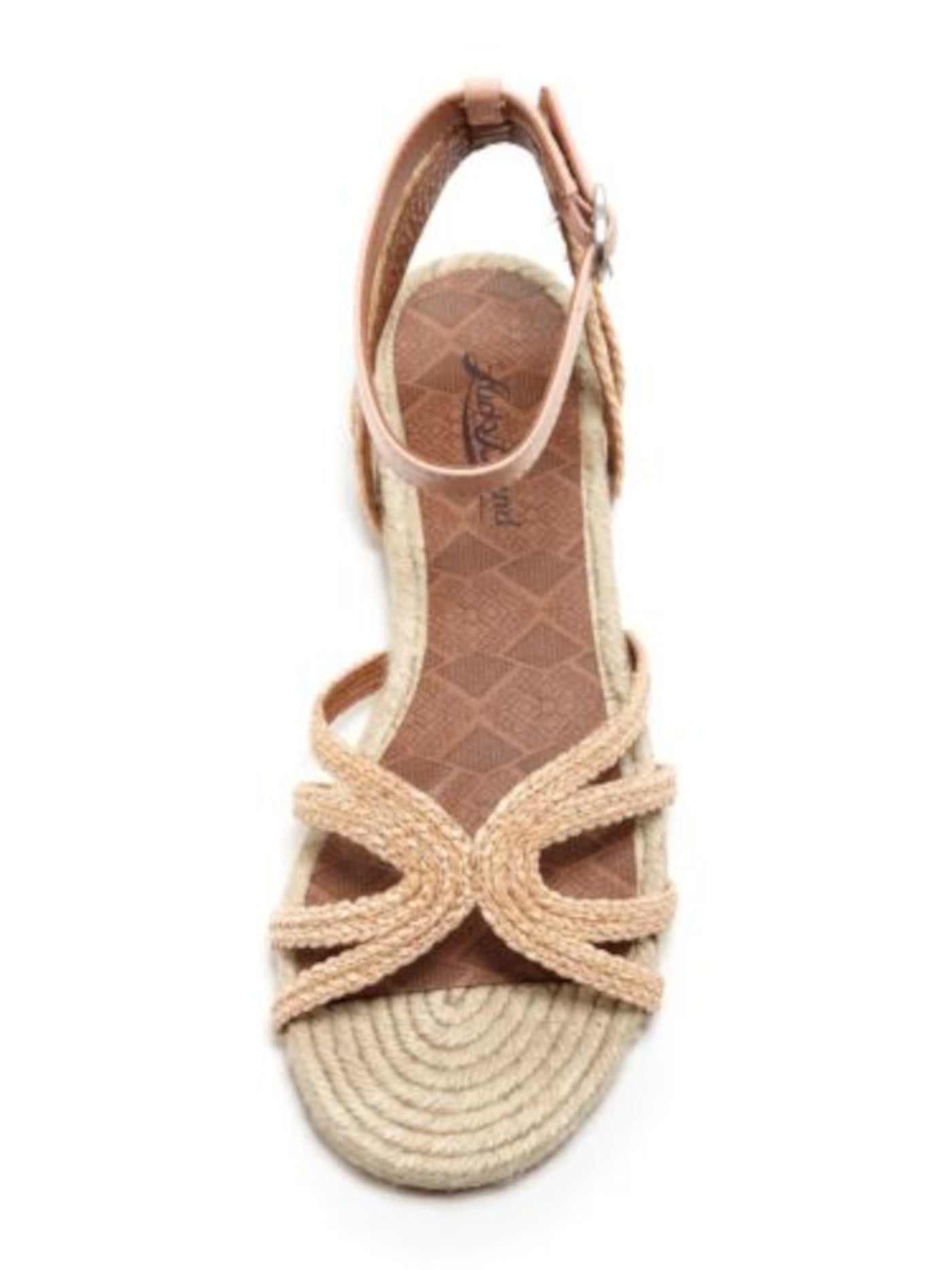 LUCKY BRAND Womens Coral Braided Strappy Dionna Round Toe Platform Buckle Espadrille Shoes 11 M