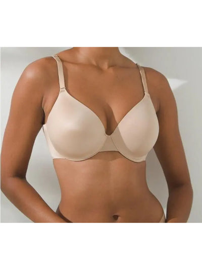 SOMA Intimates Gold Full Coverage Seamless Edges Adjustable Straps Underwire Bra 38DDD