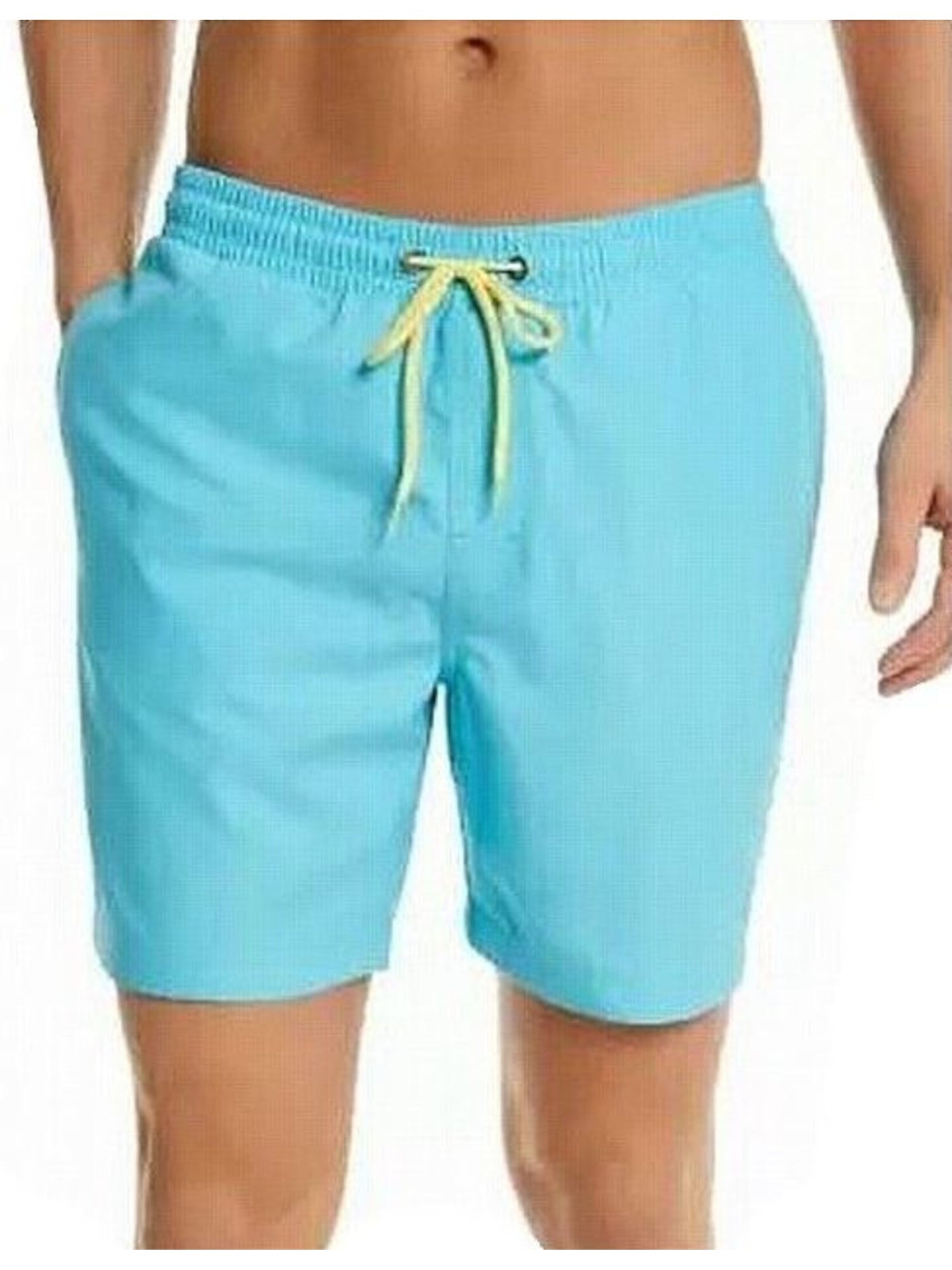 CLUBROOM Mens Aqua Drawstring, Classic Fit Swim Trunks XXL