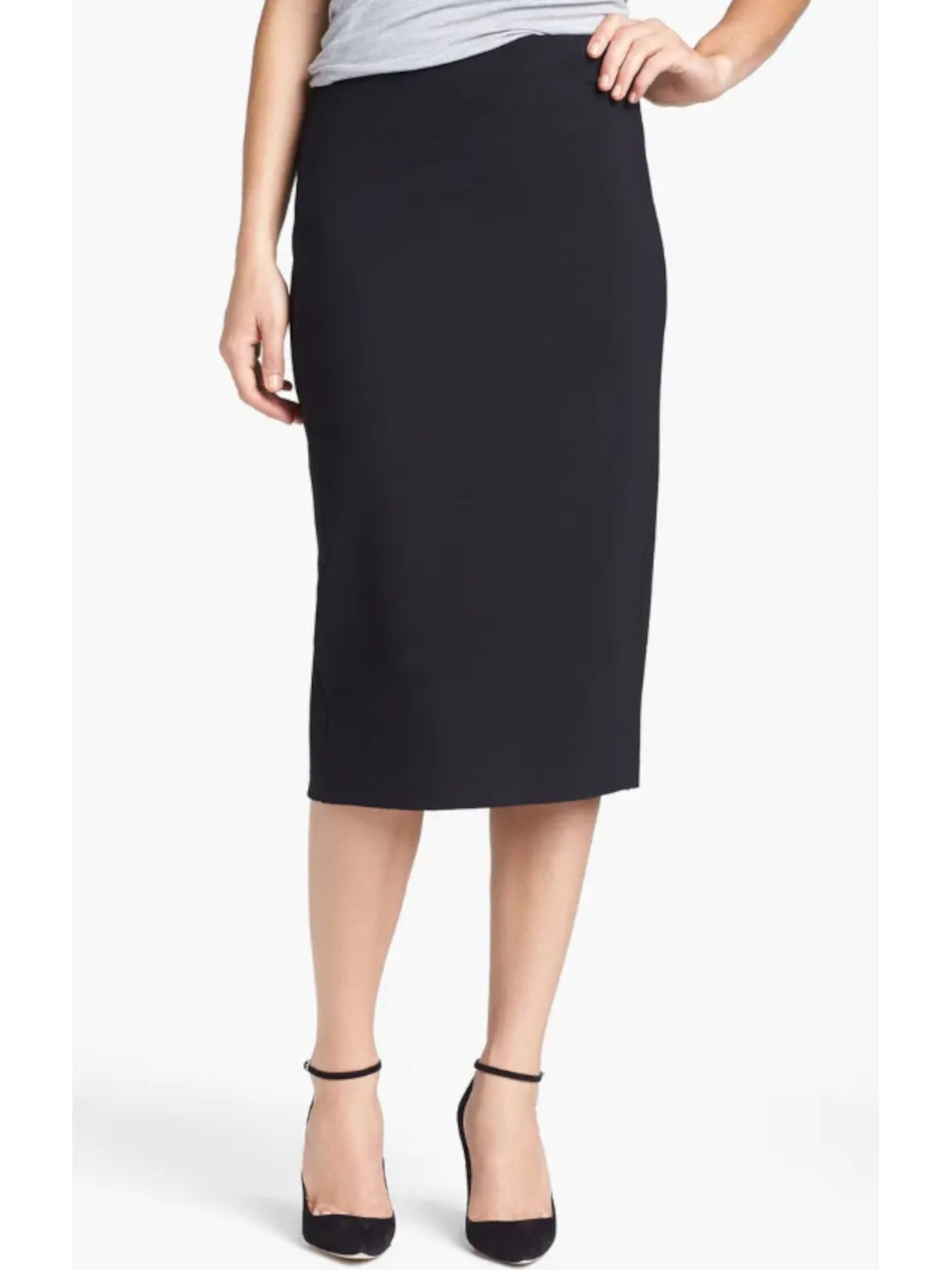 VINCE CAMUTO Womens Black Wear To Work Skirt S