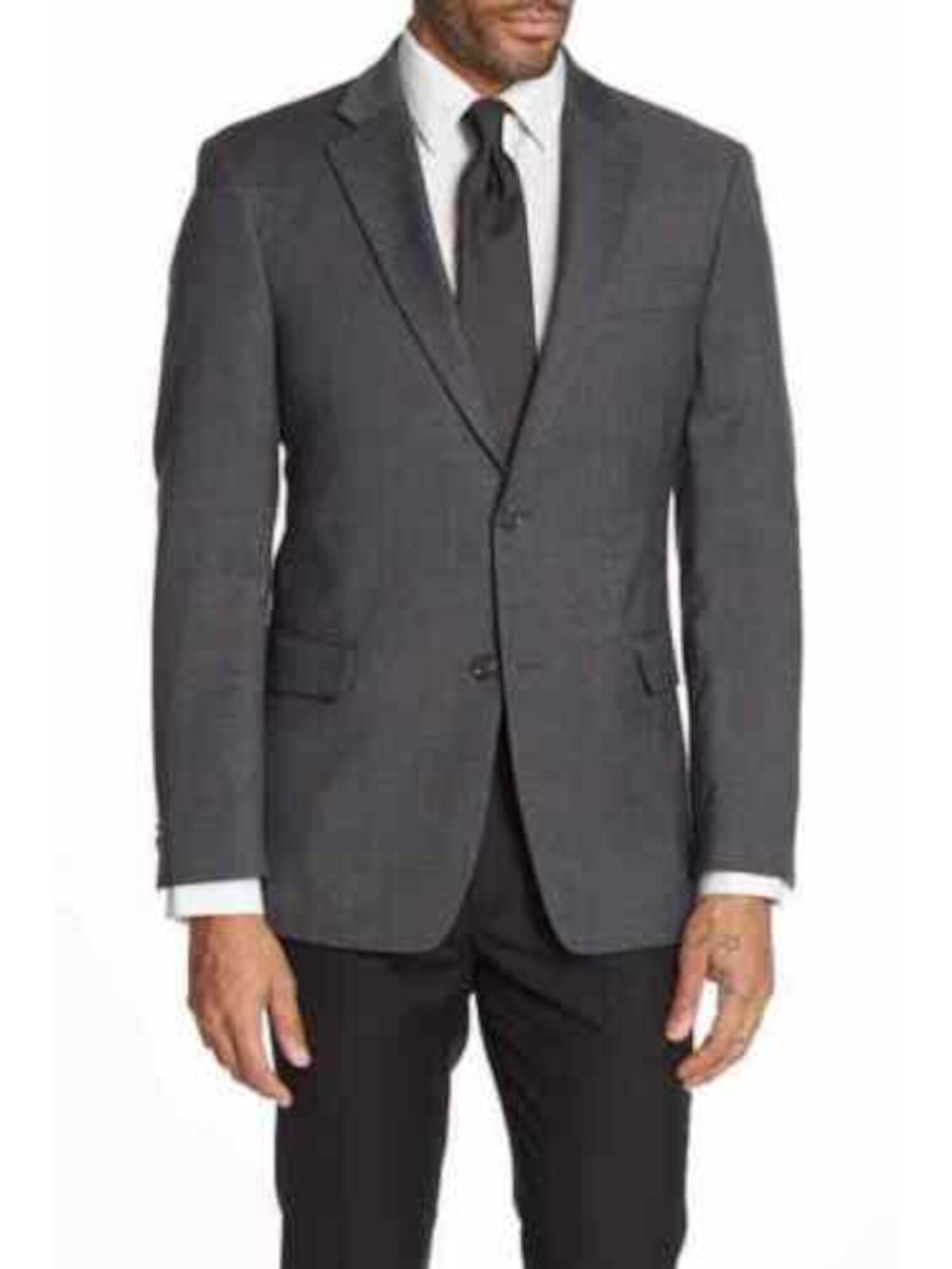 TOMMY HILFIGER Mens Gray Suit Jacket 42 LONG