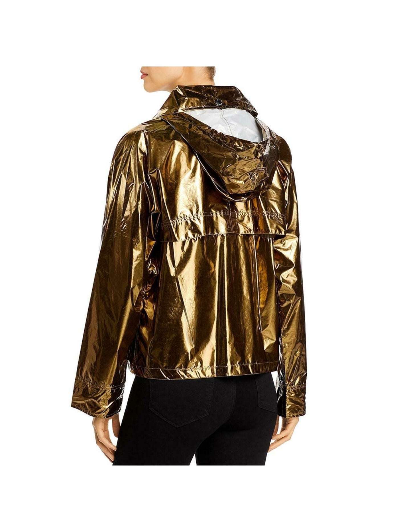 YS ARMY Womens Gold Wind Breaker Jacket 36