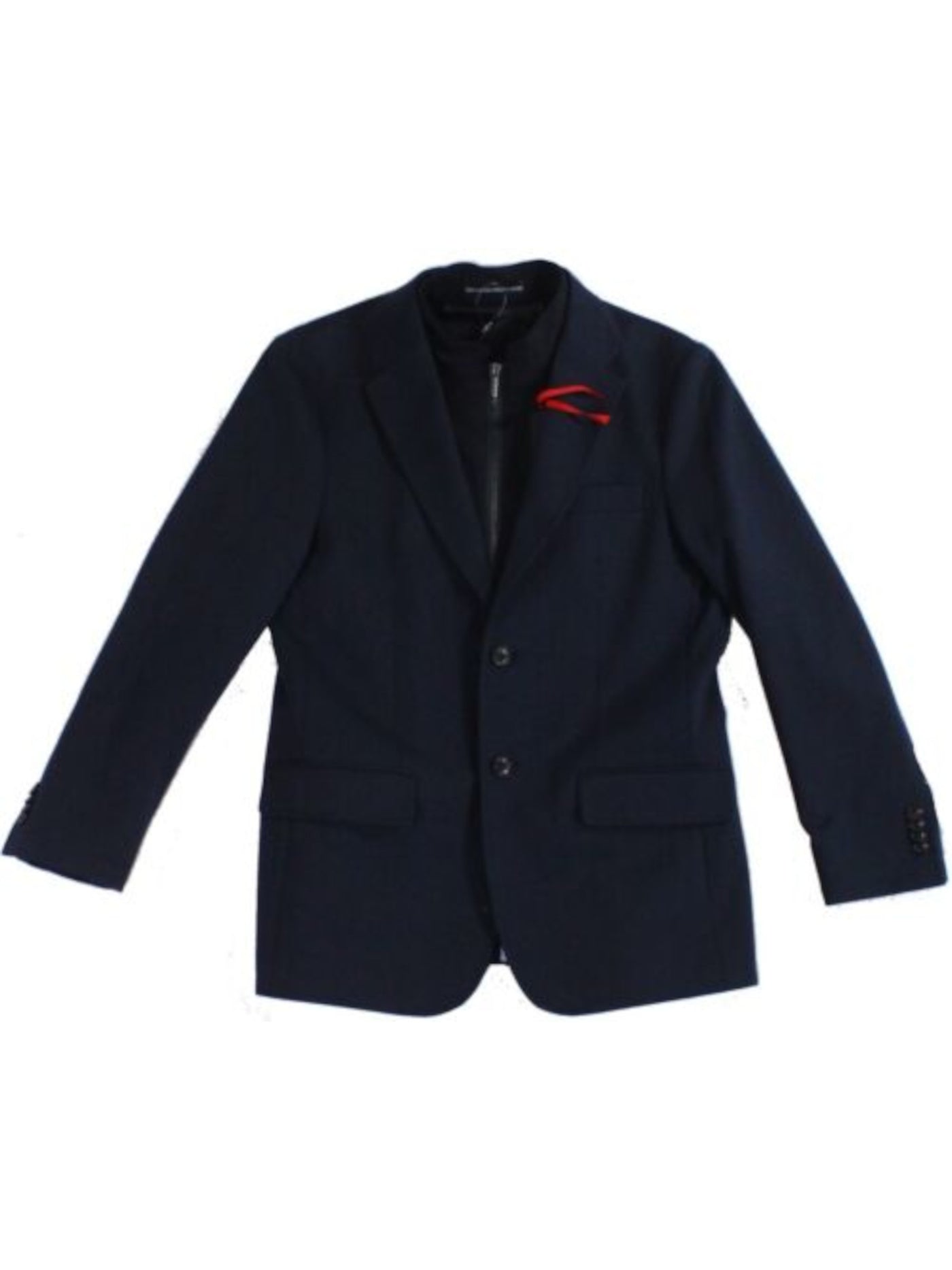 TOMMY HILFIGER Mens Navy Single Breasted, Stretch Blazer Jacket 44R