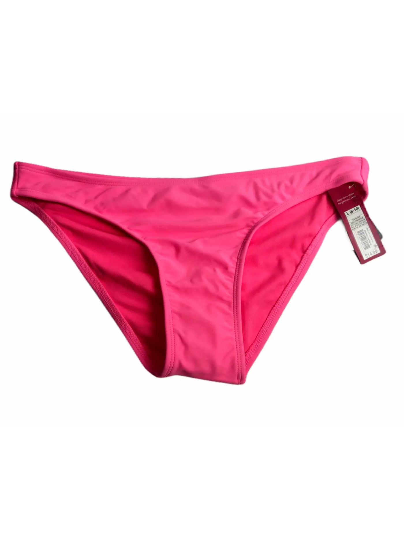 XHILARATION Women's Pink Cheeky Swimwear Bottom XL