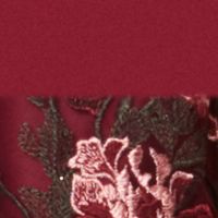 MORGAN & CO Womens Maroon Pleated Floral Spaghetti Strap Off Shoulder Above The Knee Party Circle Dress