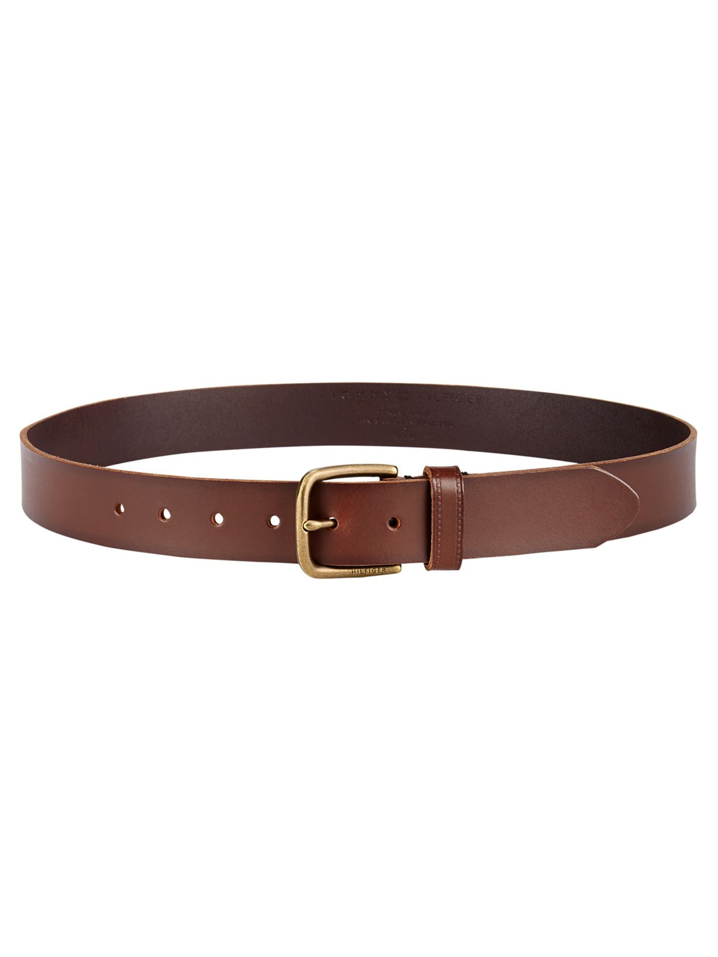 TOMMY HILFIGER Brown Leather Casual Belt 42\44