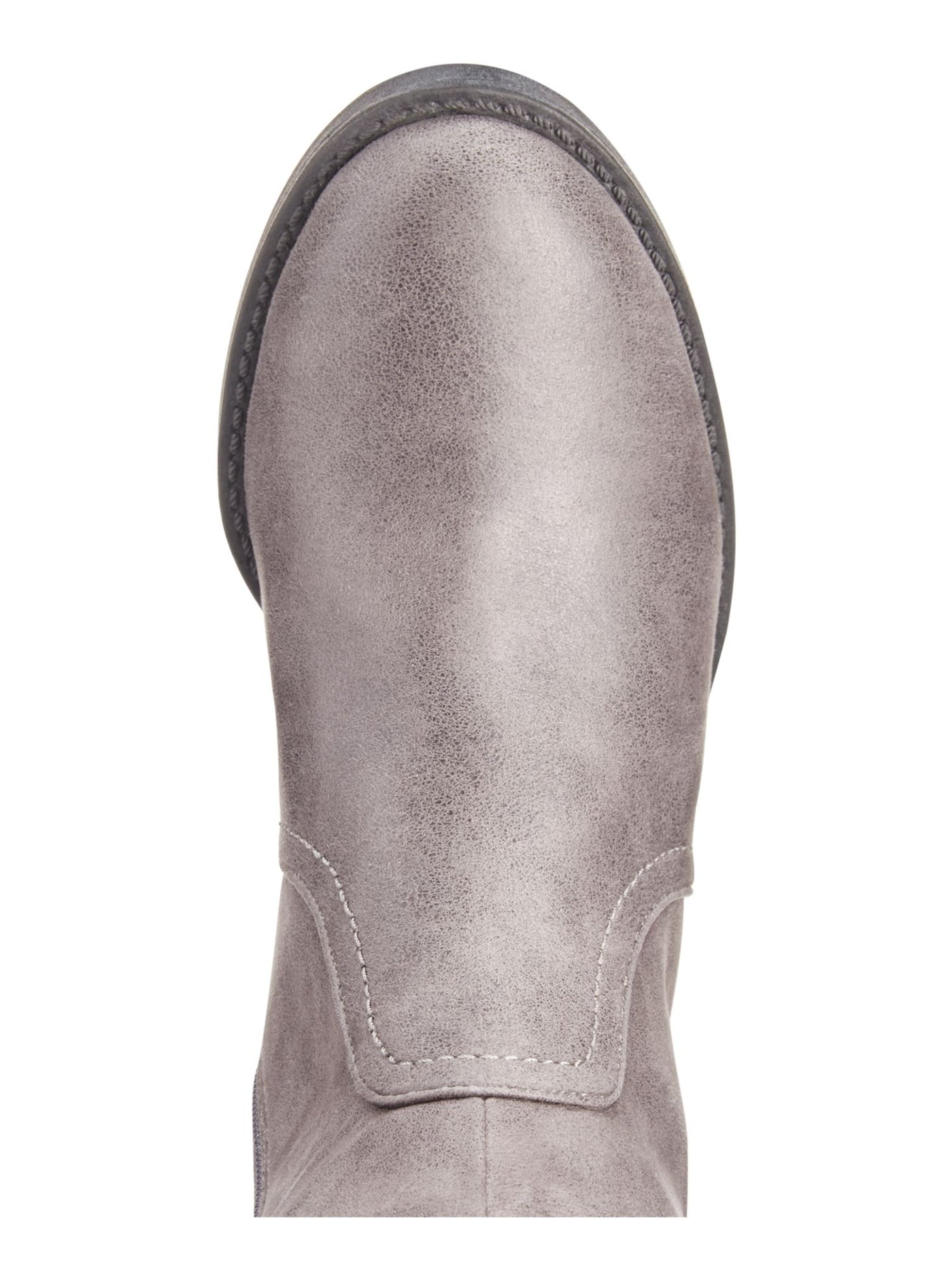BELLA VITA Womens Gray Cushioned Rebecca Ii Round Toe Zip-Up Boots Shoes 6.5