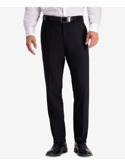 KENNETH COLE Mens Black Patterned Pants 30 X 30