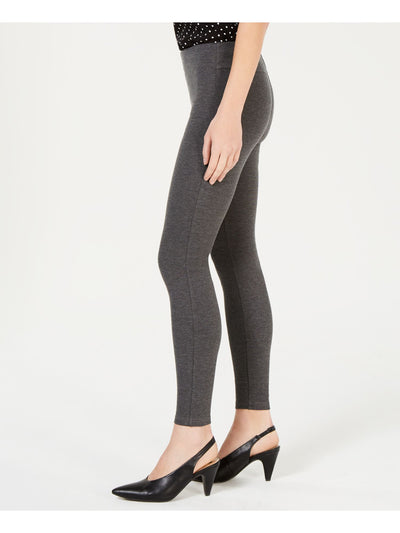 MAISON JULES Womens Gray Heather Active Wear High Waist Leggings XXS