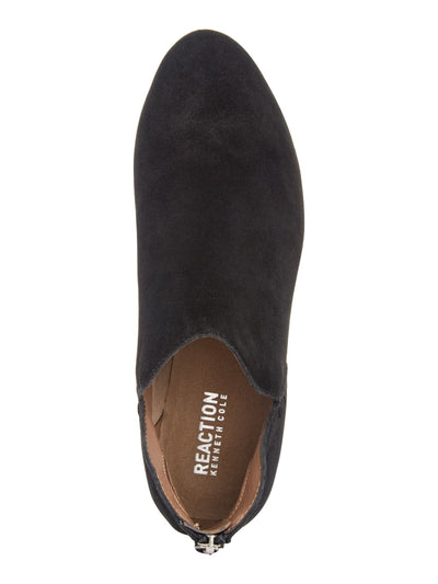 KENNETH COLE Womens Black Padded Tasseled Side Way Almond Toe Zip-Up Dress Booties 7.5