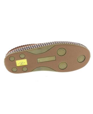 DEER STAGS Mens Brown Shock Absorption Comfort Wherever Round Toe Slip On Slippers Shoes W