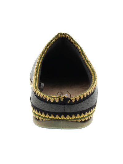 DEER STAGS Mens Gray Shock Absorption Comfort Wherever Round Toe Slip On Slippers Shoes 7 M
