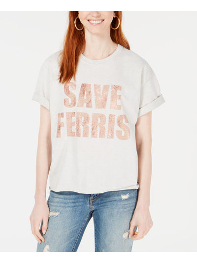 TRUE VINTAGE Womens Short Sleeve Crew Neck T-Shirt