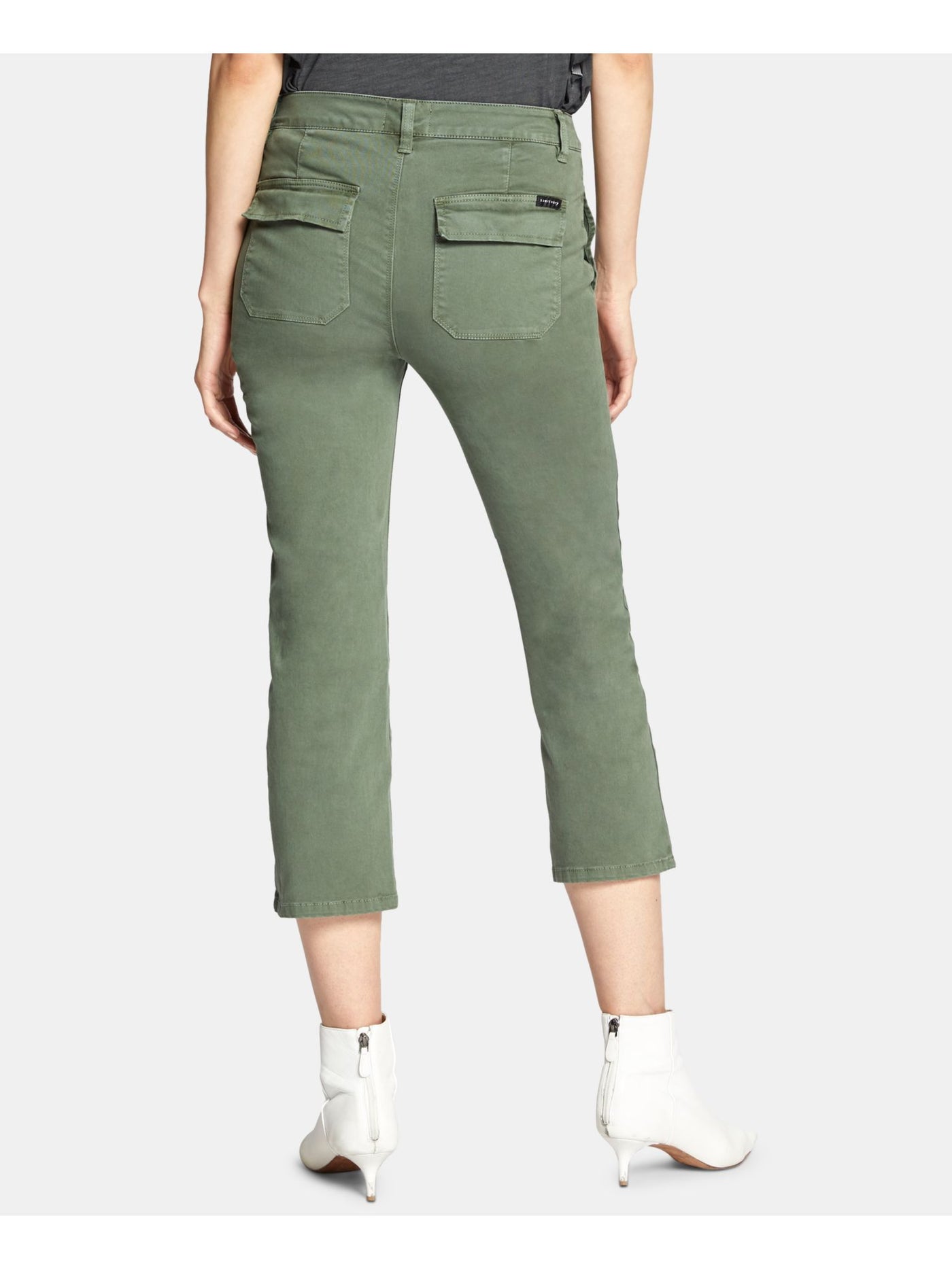 SANCTUARY Womens Green Pocketed Pants 28