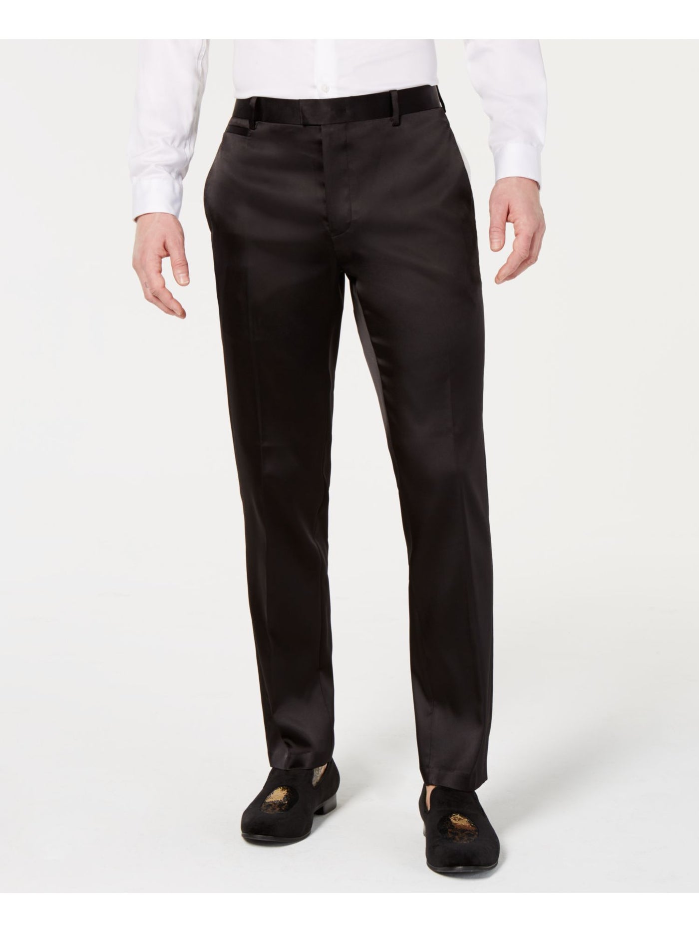 INC Mens Black Slim Fit Chino Pants 46W\34L